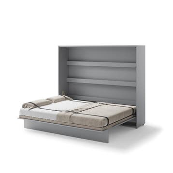 Lenart Bed Concept Horizontaal Opklapbed 160x200 - Grijs, Nieuw