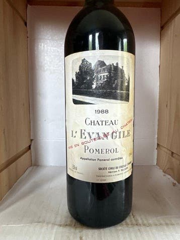 1988 Château l’Evangile - Pomerol - 1 Fles (0,75 liter), Nieuw