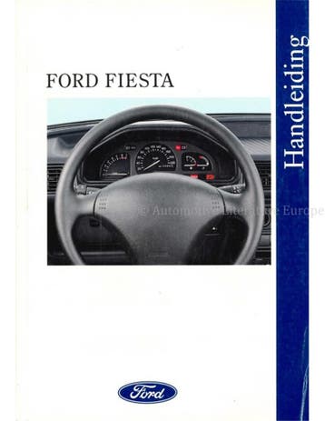 1995 FORD FIESTA INSTRUCTIEBOEKJE NEDERLANDS, Ophalen of Verzenden
