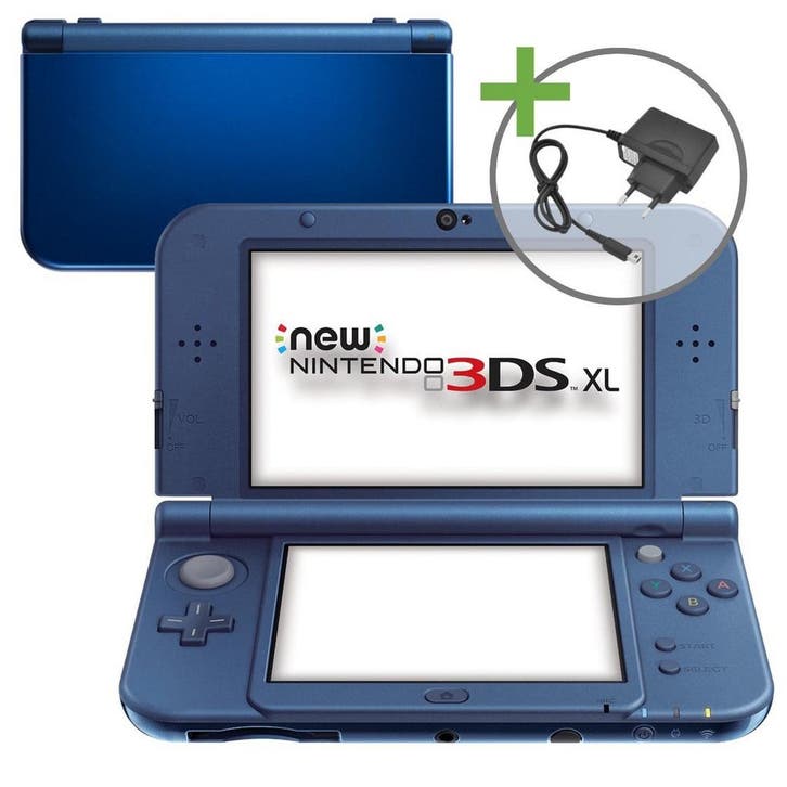 New Nintendo 3DS XL - Metallic Blue, Games en Spelcomputers, Spelcomputers | Nintendo 2DS en 3DS, Verzenden