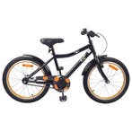 vidaXL Kinderfiets 20 Inch voor 6-11 jaar oud Zwart, Verzenden