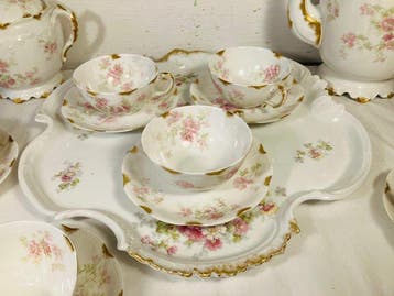 Haviland & Co. Limoges - Koffieservies (9) - Porselein