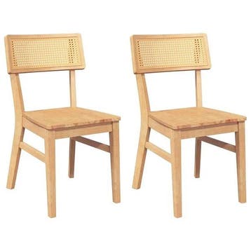 Stoelset massief hout: tweede kansje, OP = OP, Twee, Overige kleuren, Verzenden, Zo goed als nieuw