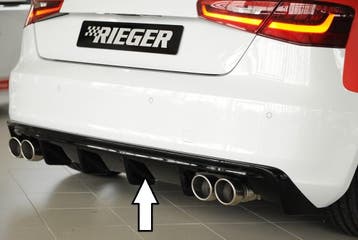 S3 look Diffuser voor Audi A3 8V Sportback / Hatchback, Ophalen of Verzenden