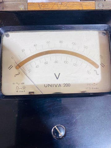 Ampèremètre universel « UNIVA 200 » Pekly Paris , Marine -