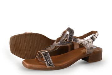 Oh My Sandals Sandalen in maat 39 Goud, Kleding | Dames, Overige kleuren, Verzenden, Sandalen of Muiltjes, Gedragen