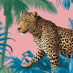 CREATIVE_HUB - Leopard in a blue foresta