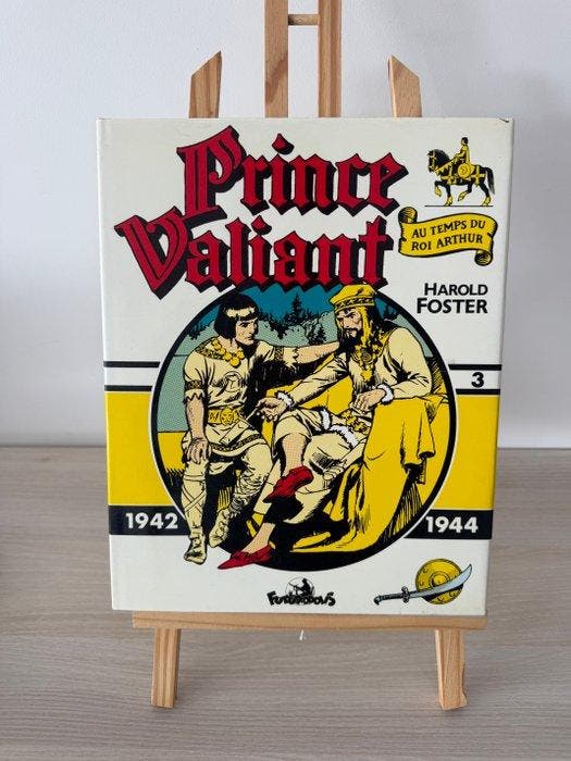Prins Valliant - 4x C + 3x jaquette - 4 Album - 1987/2013, Boeken, Stripverhalen