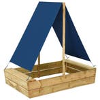 vidaXL Zandbak met dak 80x60x97,5 cm geïmpregneerd, Verzenden