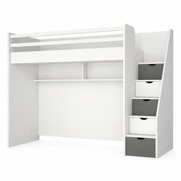 Almila Neo Complete Kinderkamer Set Hoogslaper met Bureau en, Nieuw