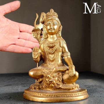 Shiva – Traditioneel Indiase bronzen beeld – Hindoe-god