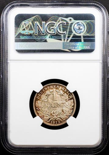 Duitsland. Wilhelm II. 1 Mark 1915 (Zonder minimumprijs)