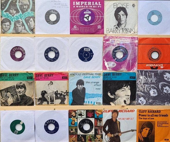 Various Artists/Bands in 1960s, Various Artists/Bands in, Cd's en Dvd's, Vinyl Singles