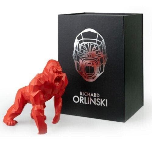 Richard Orlinski (1966) - Kong Origin (Red Edition), Antiquités & Art, Art | Objets design