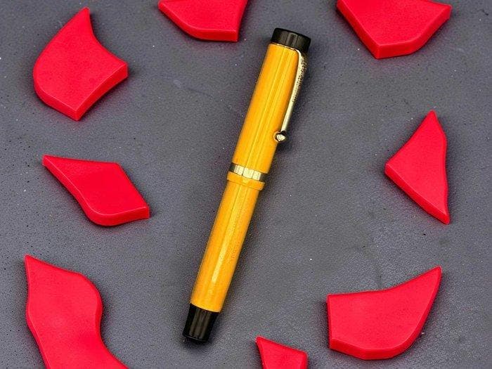 Parker - Duofold Lucky Curve - Vulpen, Verzamelen, Pennenverzamelingen