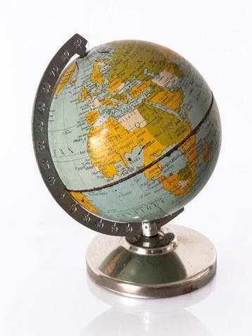 Terrestrial table globe - Rare Chocolat Lanvin Advertising