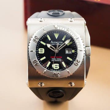 Azimuth - XTREME-1 Deep Diver Anti Magnetic Titanium -, Nieuw