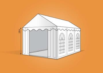 Ambisphere | 3x6m XXL WIT Feesttent-Partytent, Nieuw, Partytent