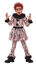 Horror Clown Halloween Kostuum Jongen, Verzenden