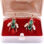 Sans prix de réserve - Boucles doreilles - 9 carats Or rose, Handtassen en Accessoires, Oorbellen, Nieuw