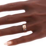 Ring - 18 karaat Roségoud, Geel goud - Parel - Vintage, Nieuw