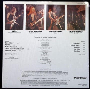 Lips (Pré - Anvil) - Hard n Heavy (Canada) - LP album (op, Nieuw in verpakking