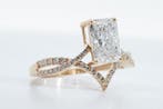 Zonder minimumprijs - Ring - 14 karaat Geel goud - 2.00ct.