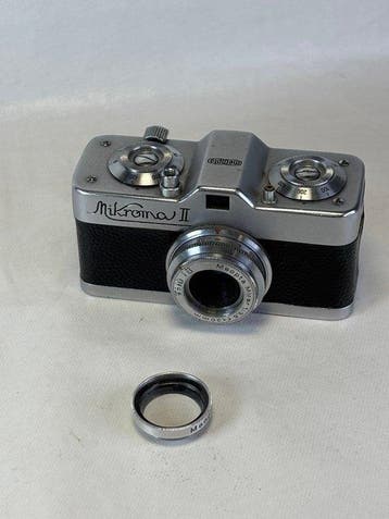 Meopta Mikroma II black ( 1959 ) Subminiatuur camera, Nieuw