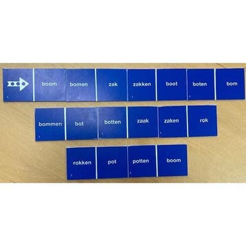 Taaldomino Meervoud Blauw 1, Boeken, Verzenden, Nieuw