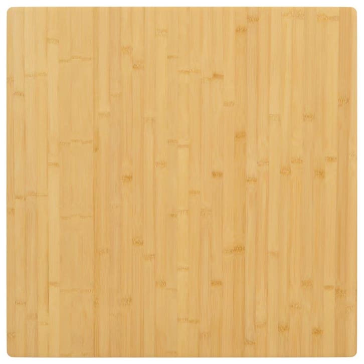 vidaXL Tafelblad 70x70x4 cm bamboe, Huis en Inrichting, Tafelonderdelen, Nieuw, Verzenden