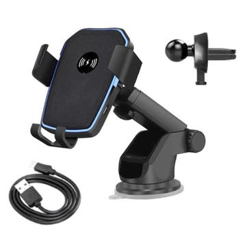 10W Qi Draadloze Autolader Met Arm Houder Oplader Universeel, Verzenden