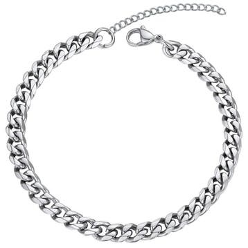 Fako Bijoux - Schakelarmband Gourmet - Cuban Link - Staal -, Verzenden, Nieuw