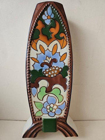 August Mouzin & Compagnie - Vase - Art déco - Céramique -