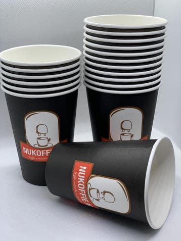 Nukoffie koffie bekers 180 cc - 2500 stuks koffie, Ophalen of Verzenden, Nieuw