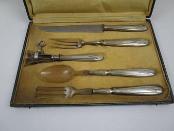 Ménagère - Art Deko - set de couteaux de découpe, couverts à