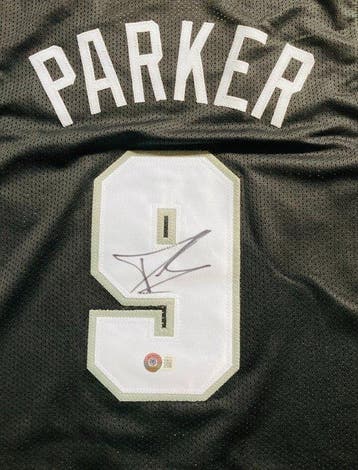 NBA - Tony Parker - Maillot de basketball noir personnalisé