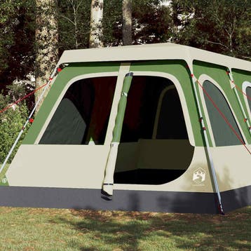 vidaXL Koepeltent 10-persoons snelontgrendeling groen, Verzenden, Nieuw
