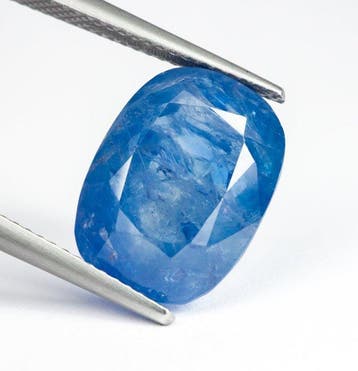 Saffier - 11.99 ct - Antwerp Laboratory for Gemstone Testing, Nieuw