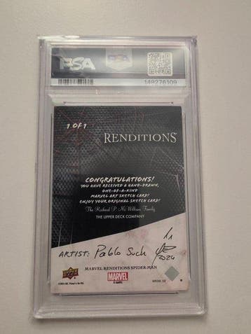 Upper Deck - 1 Graded card - Marvel Superstars - PSA