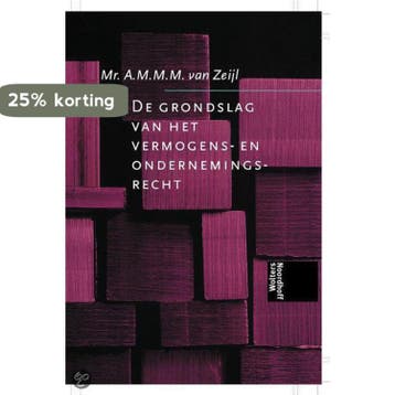 Grondslag vermogens- en ondernemingsrecht 9789001984342, Verzenden, Gelezen, VAN ZEYL