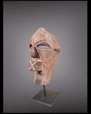 Masque SONGYE- objet exceptionnel - Masque LUBA/ songye -, Antiquités & Art