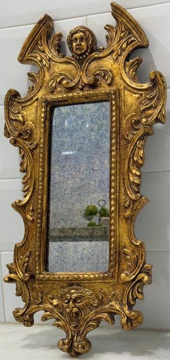Miroir mural - Verre, Bois
