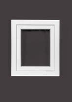 PVC raam draai kiep b60xh70 cm wit, Gevelraam of Ruit, Minder dan 80 cm, Minder dan 80 cm, Nieuw