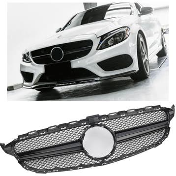 Grill Sport grille past op Mercedes W205 pre-facelift zwart, Verzenden, Nieuw