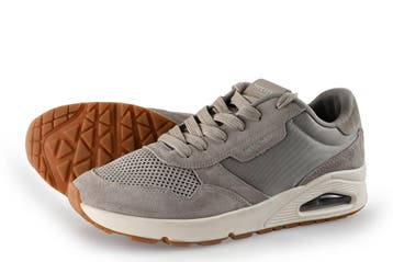 Skechers Sneakers in maat 43 Beige, Kleding | Heren, Overige kleuren, Verzenden, Zo goed als nieuw, Skechers