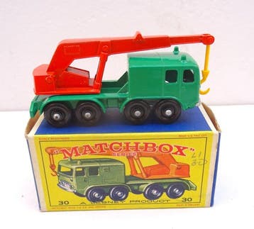 Matchbox - Modelauto - 8-Wheel Crane No.30, Nieuw