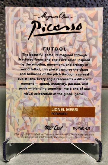 Wild Card Magnum Opus Picasso True 1/1 Lionel Messi, Ultra, Nieuw