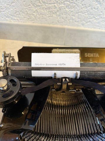 Senta Typewriter - Frister & Rossmann AG Berlin Deutschland