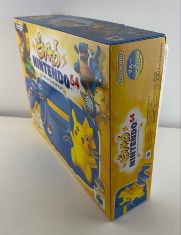 Nintendo - Nintendo 64 Pikachu Blue & Yellow Pokémon Edition