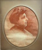 Italiaanse school (XIX) - Ritratto di signora - altro, Antiek en Kunst